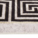 vidaXL Vaskbart teppe 190x300 cm lys beige sklisikker