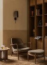 Audo Wing Vegglampe Polert Bronse