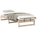  Sengeramme med bærehåndtak Brun 100 x 220 cm Heltre furu