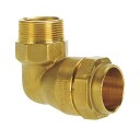 Isiflo vinkel-nippel 90 gr. 20mm x 1/2"