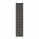  plisségardin sort 50x200 cm Stoff Bredde 49,4 Polyester
