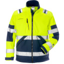 Fristads Softshelljacka 4083 Wyh, Klass 2 Varsel Gul/marinblå 3xl