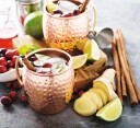 Paderno Moscow Mule kopp 5,5 dl kurvet hamret kobber