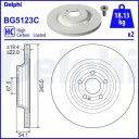 DELPHI BG5123C Bremseskive