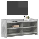 TV skap 100 x 33 x 47 cm Betonggrå Konstruert tre