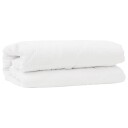 Vidaxl Dyne med pute 2 pcs Hvit 155 x 200 cm Mikrofiber