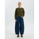 Selected Femme Dame Strikkevarer Grønn XS,