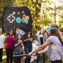 Northix Videospillkontroller Piñata-sett Inkluderer pinne og maske 10050338