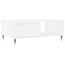 vidaXL Salongbord hvit 90x60x35 cm konstruert tre