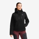 Revolutionrace Wander Pro Wool Hoodie Dame Dark Olive XS Dame Overdeler Fleece & midlayers