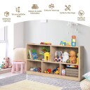 Tre oppbevaringshylle for barn – 5 rom 111x30x61,5 cm
