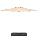 vidaXL Bærbar Parasollfot sand / vannfylt 60 L