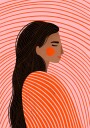 The Woman With the Lines Poster Plakat / 70x100cm