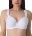 sassa BH Beautiful Embroidery Spacer Bra Hvit polyamid B 85 Dame