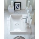 Duravit C.1 1-greps Servantbatteri S Uten bunnventil, Krom
