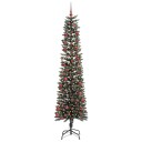  Kunstig juletre grønn 58 x 58 x 210 cm PVC og plast og stål