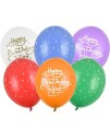50 stk Happy Birthday To You Ballonger i Forskjellige Farger 30 cm