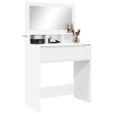  Soverom sminkebord Hvit 80 x 39,6 x 135 cm Konstruert tre