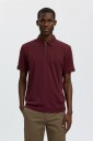 Selected Men   Pologenser slhFave Zip SS Polo   Rød
