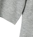 LMTD Nlflodet Ls Short Knit Noos Grey 122-128