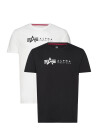 Alpha Industries Alpha Label T Shirt 2 Pack   Multi/patterned   S