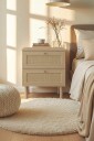 Meyloren nattbord 50 cm - Beige