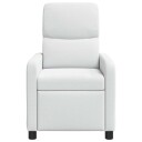 vidaXL Recliner Hvit Stoff