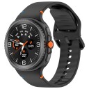 Silikonarmbånd for Samsung Galaxy Watch 8 / Watch 8 Classic størrelse L Svart