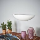 Lindby Skålformet gipsvegglampe Guilia