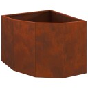 vidaXL Hjørne Plante Rusten 45 x 45 x 35 cm Cortenstål