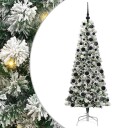  Kunstig sammensatt juletre med LED  stripelys 180 cm PVC