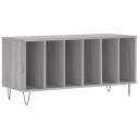  Hifi benk grå sonoma 100x38x48 cm konstruert tre