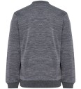 Hummel Bee Jr ull/bomull zip jakke - grey melange