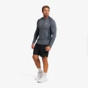 Revolutionrace Force Light Half zip Top Herre Turbulence Blue M Herre Overdeler Langermede skjorter