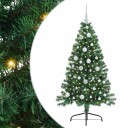  Kunstig Forhåndsopplyst Juletre med 150 LED grønn 120 cm PVC