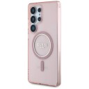 Guess Mobildeksel til Samsung Galaxy S25 Ultra MagSafe Kompatibel Rosa