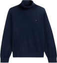 Tommy Jeans Tjw Essential Trtlnk Sweater   Navy   L
