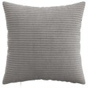 vidaXL Putetrekk 6 pcs HEERLEN Lysegrå 45 x 45 cm cordfløyel
