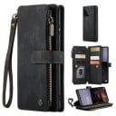 Caseme C30 Multifunksjonell Samsung Galaxy A33 5G Lommebok-deksel Svart