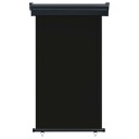 vidaXL Sidemarkise for balkong 100x250 cm svart