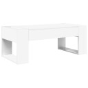  Kaffebord Hvit 110 x 50 x 41 cm Konstruert tre