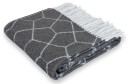 ByBorg Ullpledd - Mykt ullteppe - Honey grey - 130x200 cm - By Borg