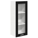  Hengende skap Riga Svart Eik 40 x 31 x 100 cm Konstruert tre