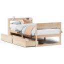 Sengeramme uten madrass 75x190 cm heltre furu 8721102984020