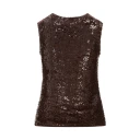P.a.r.o.s.h. Dame Topper Brun M,