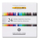 Sennelier Pastellblyanter korte 24‑sett + 12 tomme