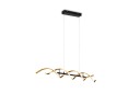 Sequence LED-Pendellampe Matt Messing/Matt Svart - Trio Lighting