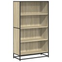 Bokhylle sonoma eik 80,5x35x139 cm konstruert tre