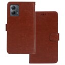 INCOVER Motorola Moto G13 / G23 / G53 Flip Deksel med Kortholder - Brun