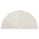 vidaXL Sammenleggbar sidemarkise for terrasse krem 160 cm